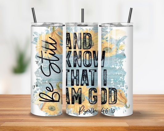 Psalm 46:10 tumbler