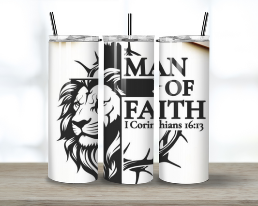 Man of faight Tumbler